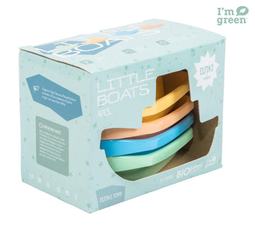 Bio plastic toy - 4 piece set of floating boats - T&M Toys
